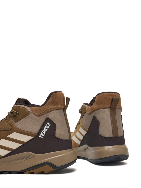 adidas Παπούτσια πεζοπορίας adidas Terrex Anylander Leather Mid Hiking KJ5213 Καφέ