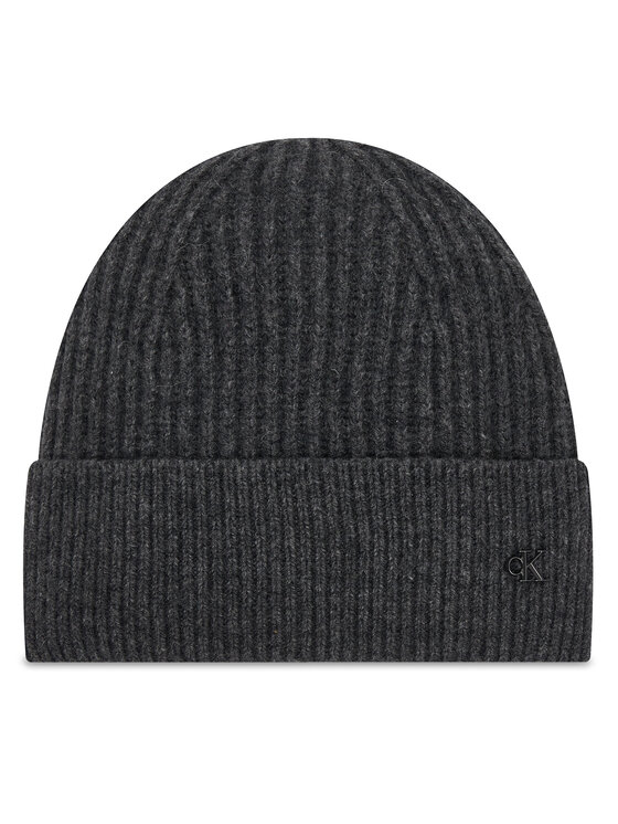 Calvin Klein Kepurė Calvin Klein Ck Metal Wool Beanie LV04D8032G Pilka