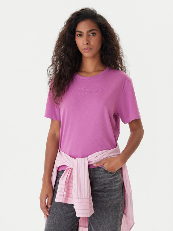 Kappa Kappa Camiseta Frega 351M1KW Violeta Regular Fit