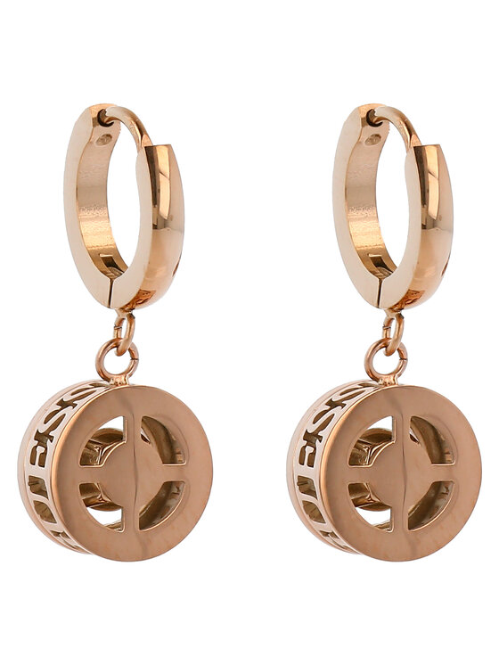 Guess Naušnice Guess JUBE01 463JW Ružičasto zlato