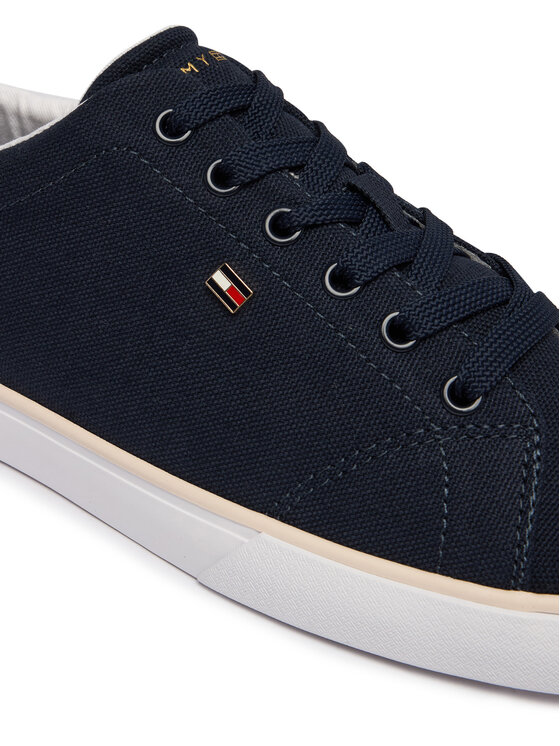 Tommy Hilfiger Sportcipők Tommy Hilfiger Th Low Profile Vulc Canvas FW0FW09102 Sötétkék