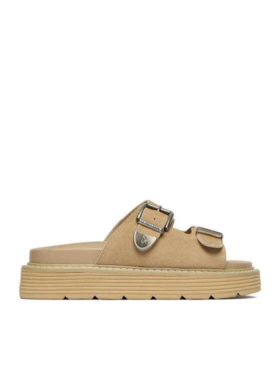 U.S. Polo Assn. Шльопанці U.S. Polo Assn. EO-TANIA001W/6S1 Бежевий