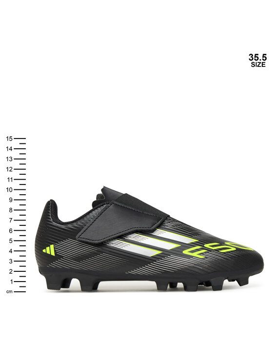adidas Futbalové topánky adidas F50 Club Hook-and-Loop Firm/Multi-Ground Boots Kids JI0037 Čierna