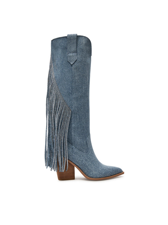 Steve Madden Ковбойські чоботи Steve Madden Bravados Boot SM11002945-04004-48K Голубий