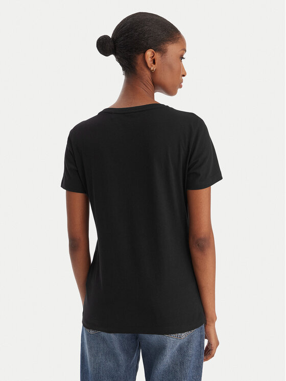 BOSS BOSS Camiseta Elove 50554696 Negro Slim Fit