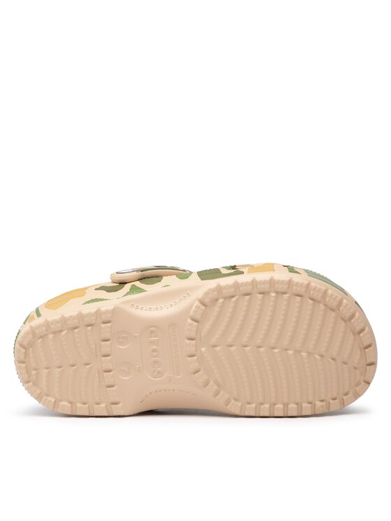 Crocs Papucs Crocs Classic Printed Camo Clog 206454 Zöld