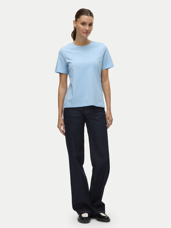 Vero Moda Vero Moda T-shirt Paulina 10316991 Plava Regular Fit