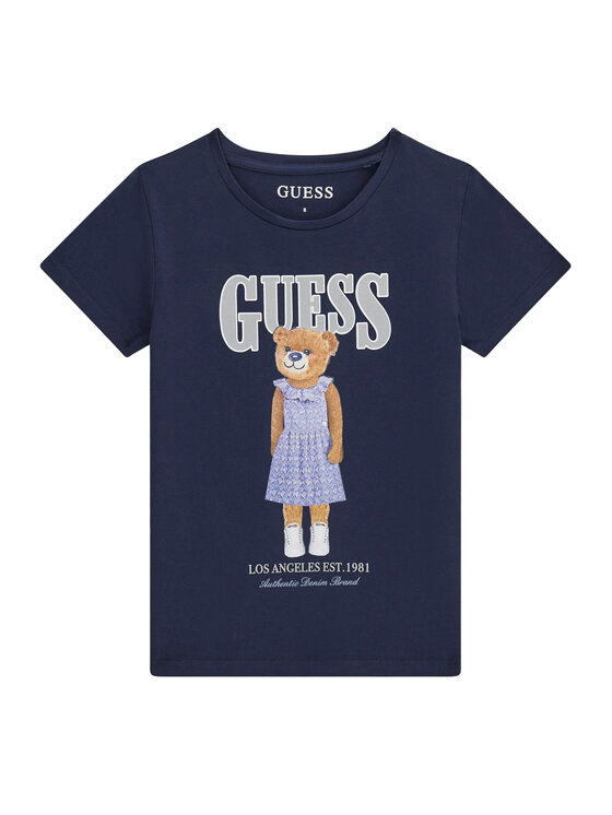 Guess Guess Футболка J6GI04 K6YW4 Cиній Regular Fit