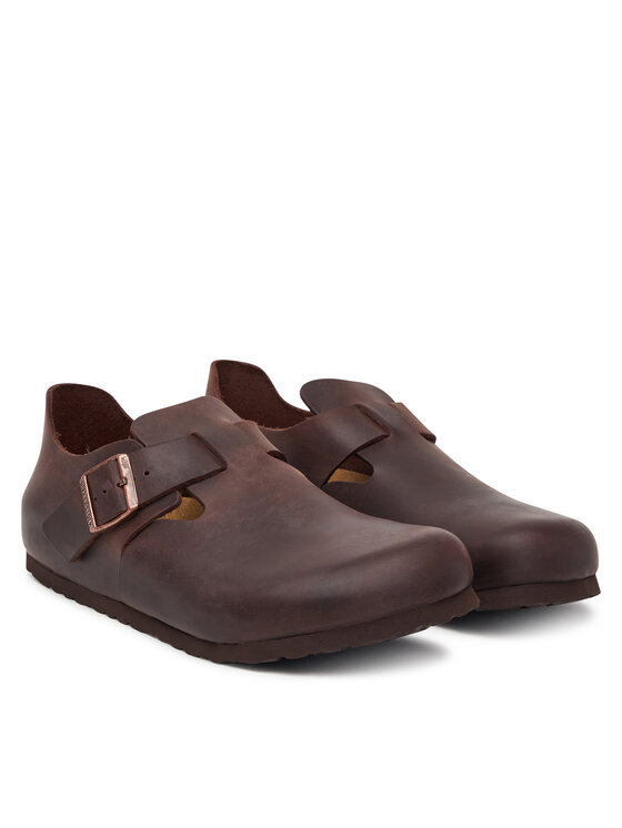 Birkenstock Īsi apavi Birkenstock London 166531 Tumši brūna