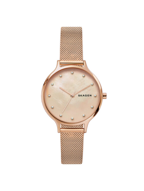 Skagen Zegarek Skagen Anita SKW2773 Złoty
