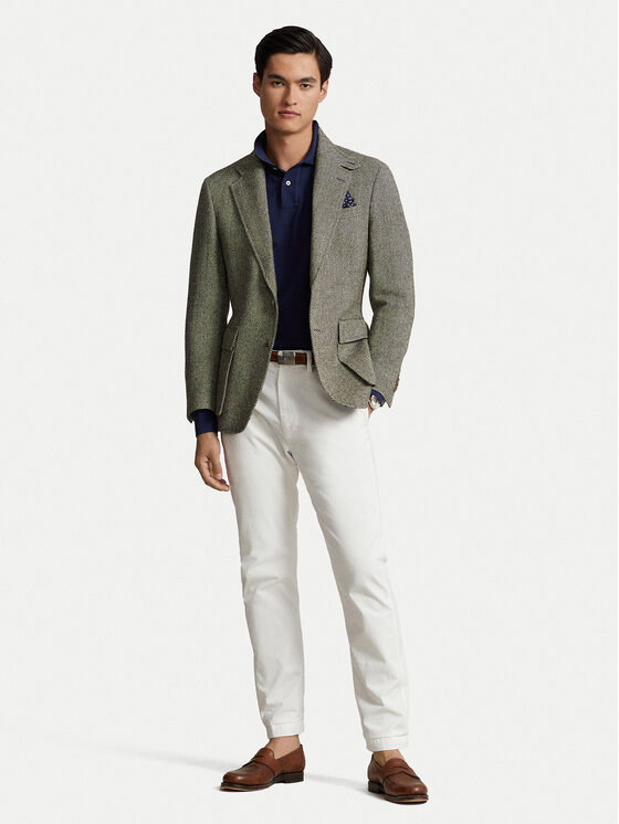 Polo Ralph Lauren Polo Ralph Lauren Поло 710680790046 Cиній Custom Slim Fit