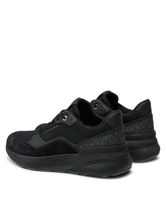 MICHAEL Michael Kors Снікерcи MICHAEL Michael Kors Trevor Mixed-Media Trainer 42F4TRFS7D Чорний