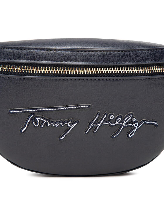 Tommy Hilfiger Riñonera Tommy Hilfiger Iconic Tommy Bumbag AW0AW09958 Azul marino