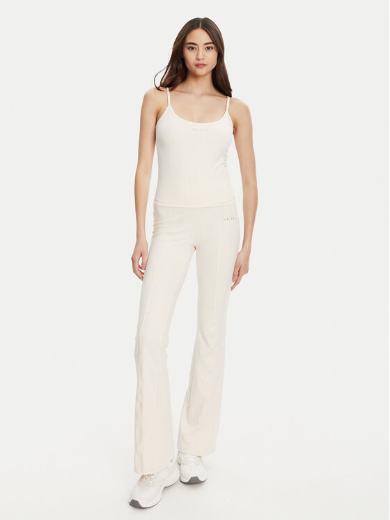 Guess Guess Marškinėliai V5RP09 KCD02 Écru Regular Fit