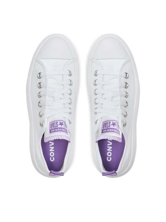 Converse Scarpe da ginnastica Converse Chuck Taylor All Star Move Color Pop Platform 271717C Bianco