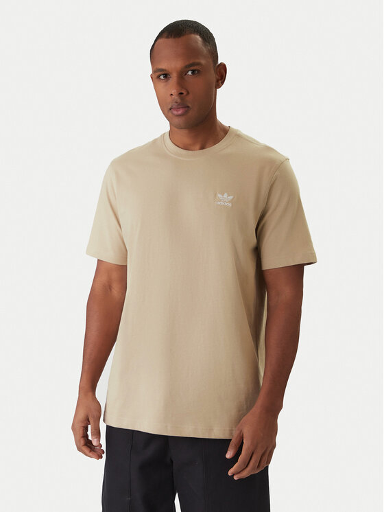 adidas adidas Футболка Trefoil Essentials KE1189 Бежевий Regular Fit