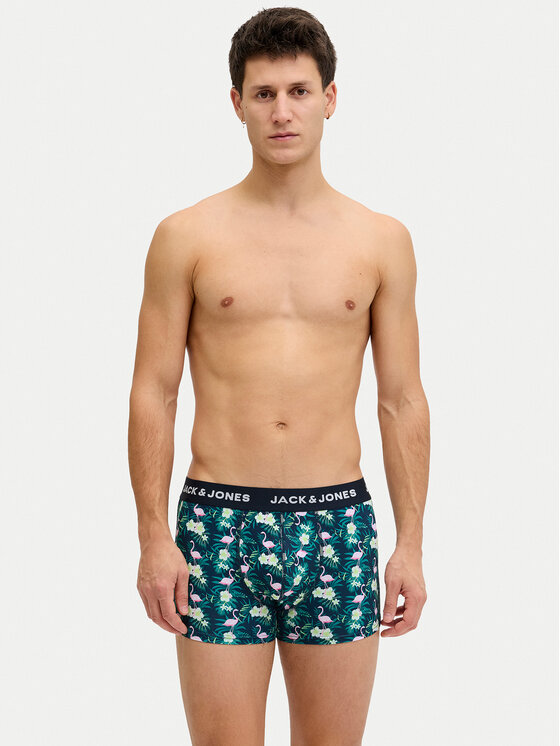 Jack & Jones Jack & Jones Conjunto de calzoncillos boxer Flamingo 12295142 Azul marino
