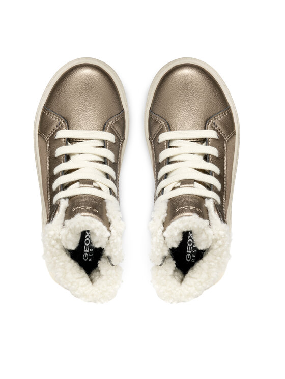 Geox Kotníková obuv Geox J Theleven Girl B Ab J46HTA 077BC C9006 D Šedá