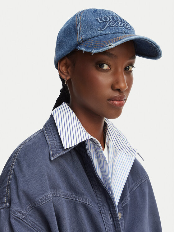 Tommy Jeans Καπέλο Jockey Tommy Jeans Tjw Cool Cap AW0AW18094 Μπλε