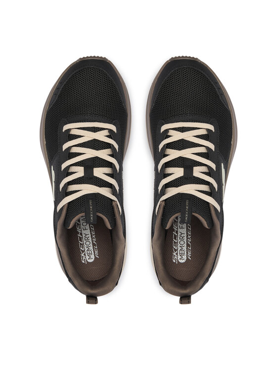 Skechers Tenisice Skechers Relaxed Fit: Max Cushioning Zirrus - Cobble Stone 180418/BKNT Crna