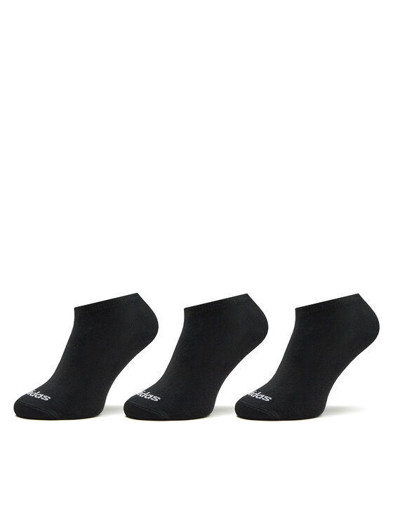 adidas Calcetines tobilleros adidas Thin Linear Low-Cut Socks 3 Pairs IC1299 Negro