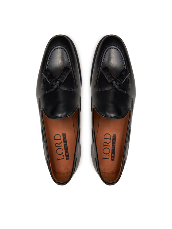 Lord Premium Сліпери Lord Premium Tassel 5701 Чорний
