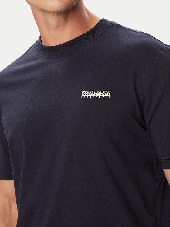 Napapijri Napapijri T-shirt Smallbox NP0A88TR Blu scuro Regular Fit