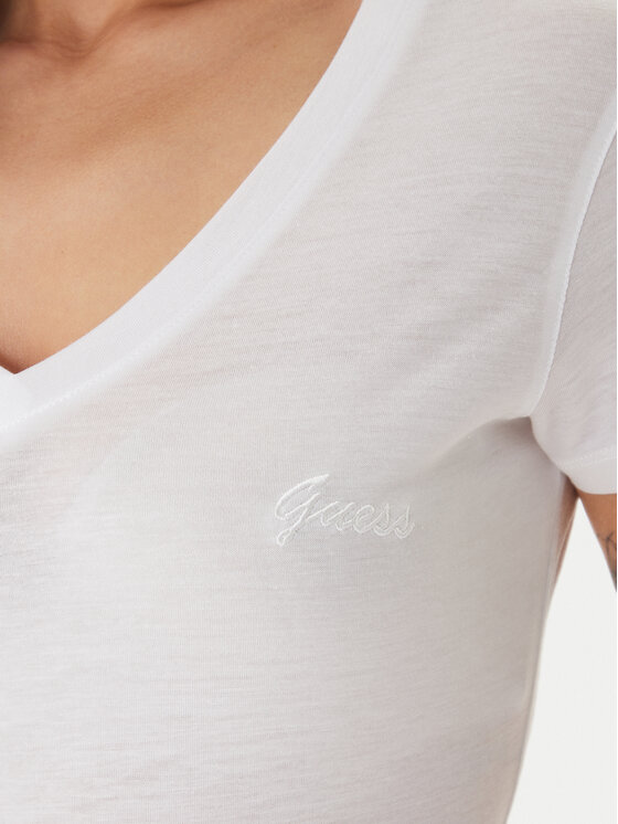 Guess Guess Футболка W5GP31 KCSX2 Білий Classic Fit