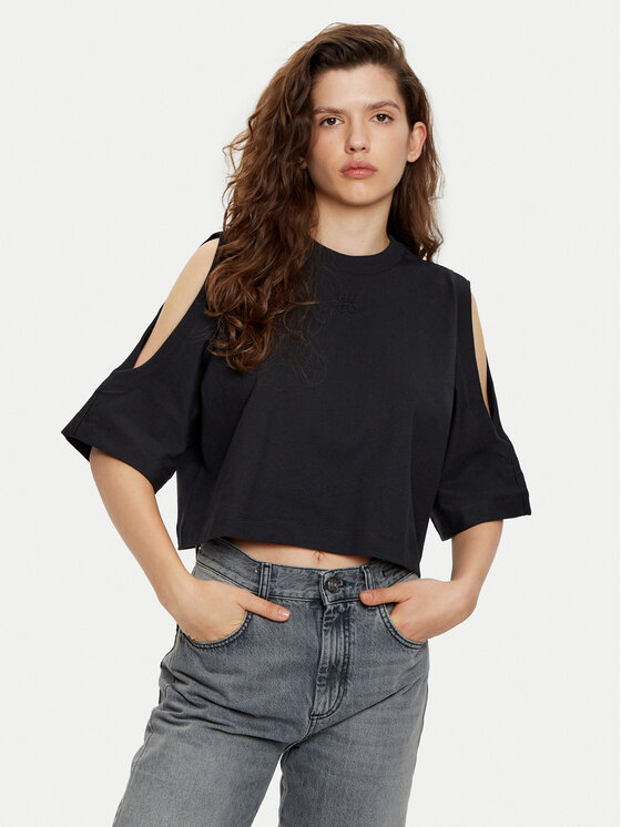 HUGO HUGO Camiseta Dewaja 50530453 Negro Oversize