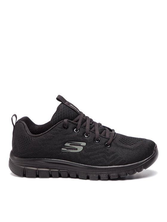 Skechers Snīkeri Skechers Get Connected 12615/BBK Melns