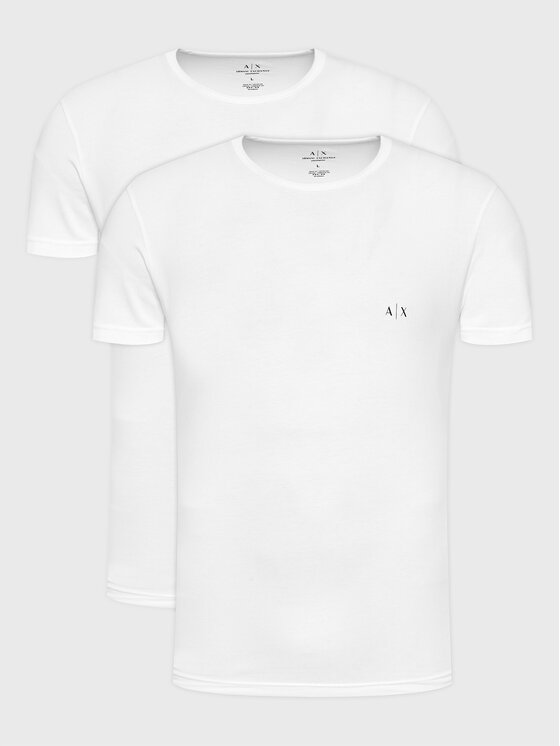 Armani Exchange Armani Exchange Комплект футболок 956005 CC282 04710 Білий Slim Fit