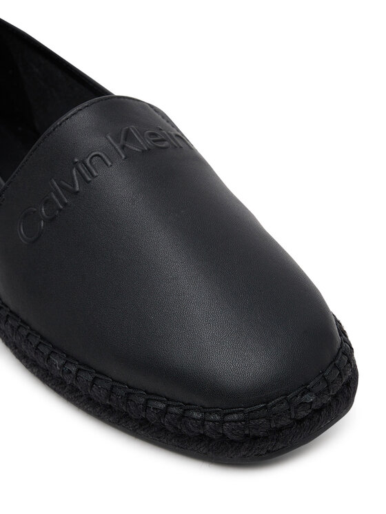 Calvin Klein Espadrile Calvin Klein Espadrille Lth HM0HM01882 Crna