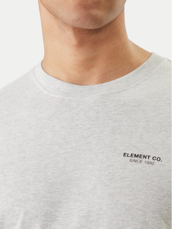 Element Element Camiseta Element Co ELYZT00603 Gris Regular Fit