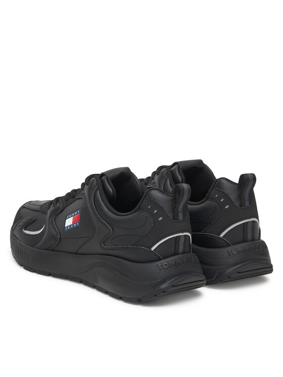 Tommy Jeans Sneakers Tommy Jeans Tjm Runner Leather EM0EM01621 Negru