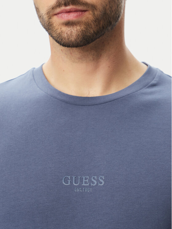 Guess Guess Футболка 153107 Голубий Classic Fit
