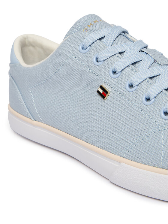 Tommy Hilfiger Гуменки Tommy Hilfiger Th Low Profile Vulc Canvas FW0FW09102 Светлосиньо