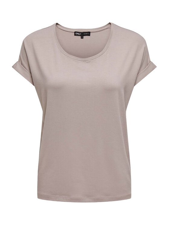 ONLY ONLY T-Shirt Moster 15106662 Beige Loose Fit