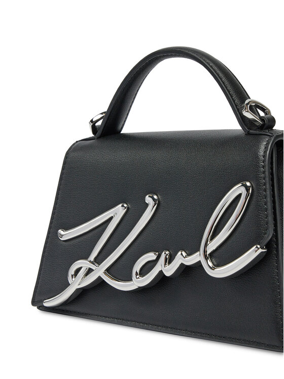 KARL LAGERFELD Дамска чанта KARL LAGERFELD A1W30038 Черен