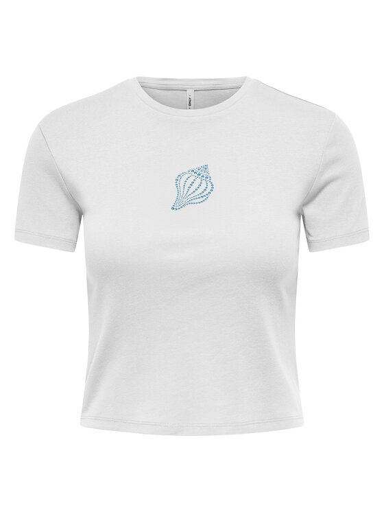ONLY ONLY Camiseta Kira 15346419 Blanco Regular Fit