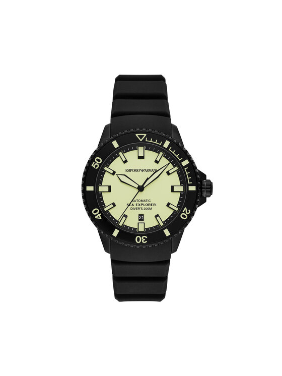 Emporio Armani Годинник Emporio Armani Sea Explorer AR60085 Чорний