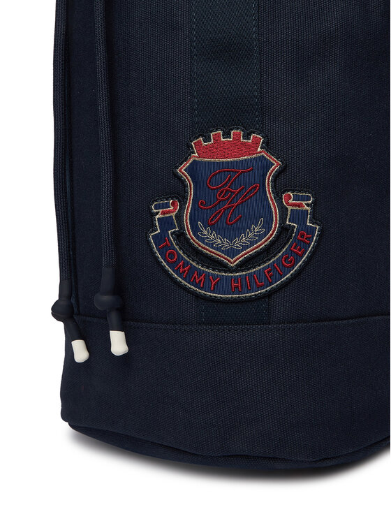 Tommy Hilfiger Kuprinės Tommy Hilfiger Hertiage Logo Patch Crossbody Sling Bag AM0AM14264 Tamsiai mėlyna