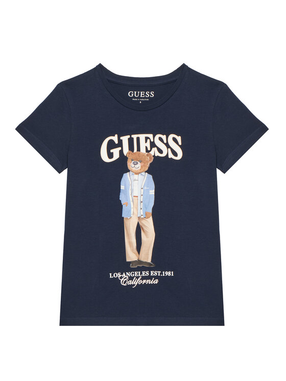 Guess Guess Camiseta J6YI08 K3710 Azul marino Regular Fit