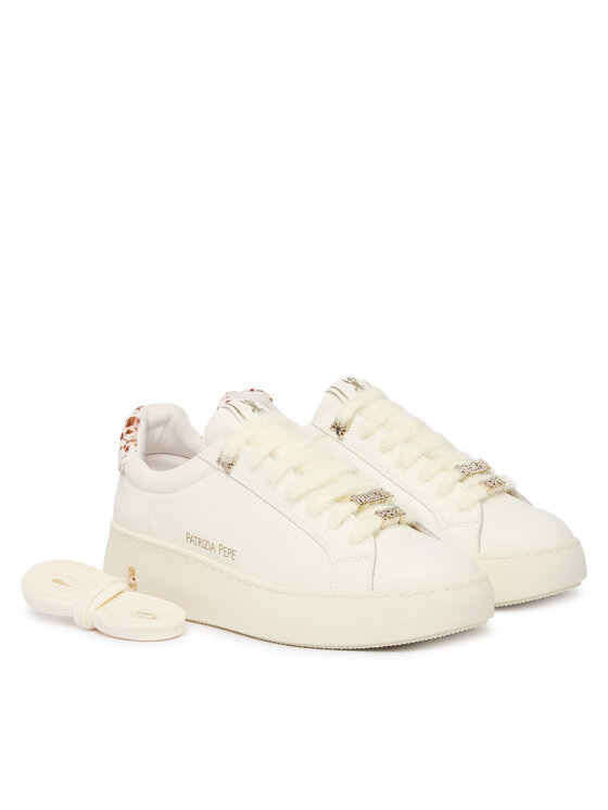 Patrizia Pepe Sneakers Patrizia Pepe PJ416.02 Alb