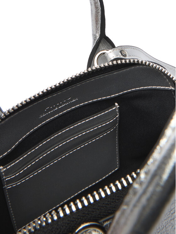 PINKO Сумка PINKO Bowling Bag Zip Mini AI 25-26 PLTT 105333 A0QO Срібний