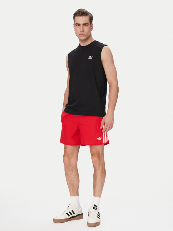 adidas adidas Майка Trefoil Essentials KD0691 Чорний Regular Fit