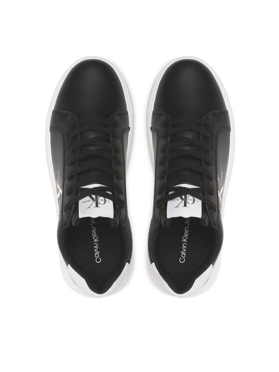 Calvin Klein Jeans Sneakers Calvin Klein Jeans Chunky Cupsole Monologo YM0YM00681 Negru