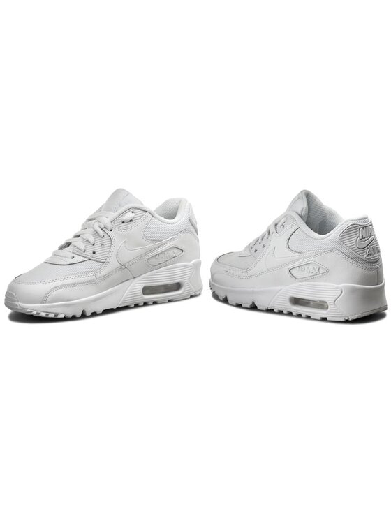 Nike Αθλητικά Nike Air Max 90 Mesh (GS) 833418 100 Λευκό