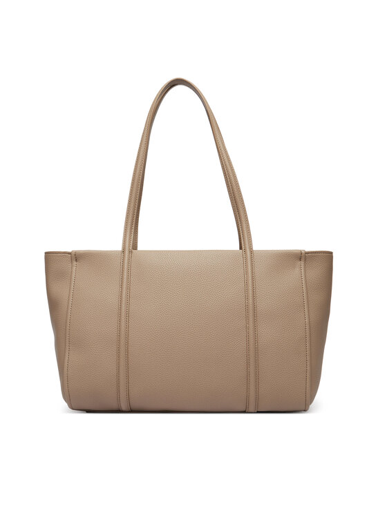 Calvin Klein Дамска чанта Calvin Klein Emblem Hw Pebble Tote LV04F3424G Бежов