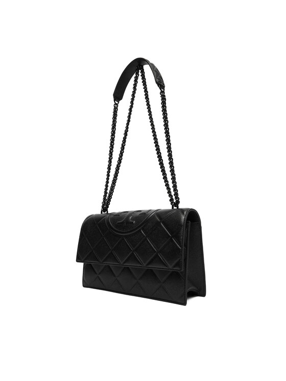 Tory Burch Bolso Tory Burch Fleming Soft Grain Convertible Shoulder Bag 169791 Negro