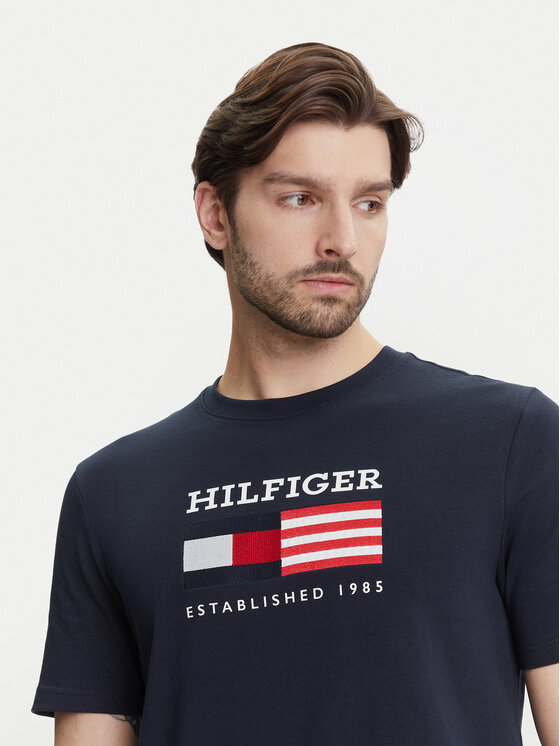Tommy Hilfiger Tommy Hilfiger T-Shirt American Monotype MW0MW39843 Σκούρο μπλε Regular Fit